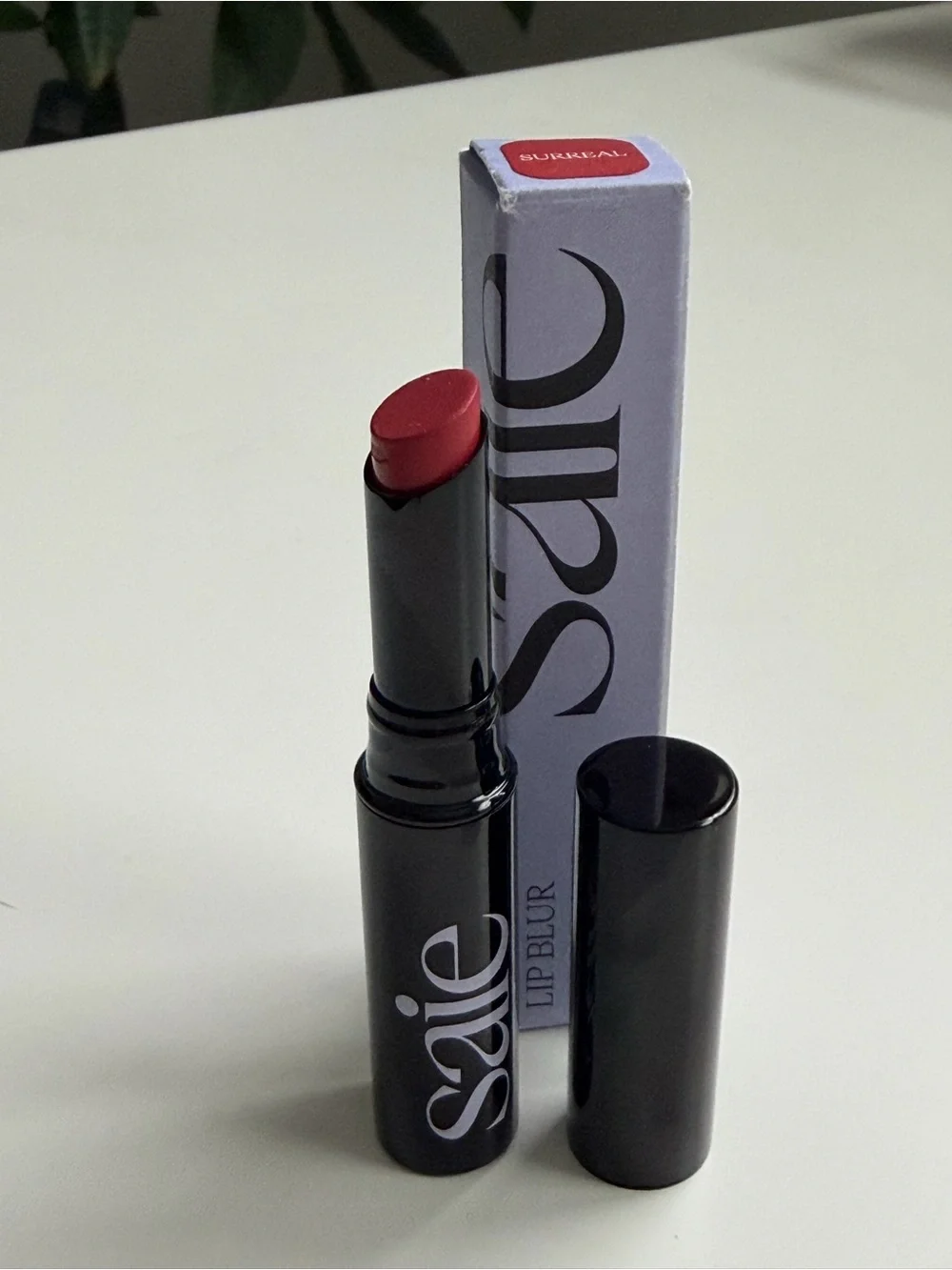 Saie Lip Blur Matte-Blurring Lipstick Surreal NIB 0.09 oz